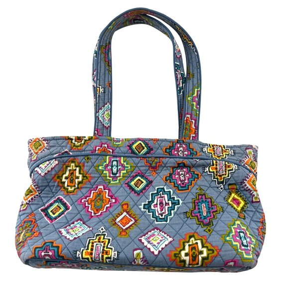 Vera Bradley Quilted Shoulder Bag In Multicolor Southwest Print - Picture 2 of 8